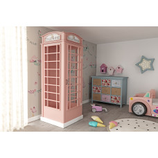 PLASTIKO skapis Phone booth rozā