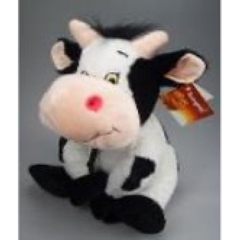 Uni-Toys Plīša rotaļlieta Gotiņa, sēdoša, 40 cm