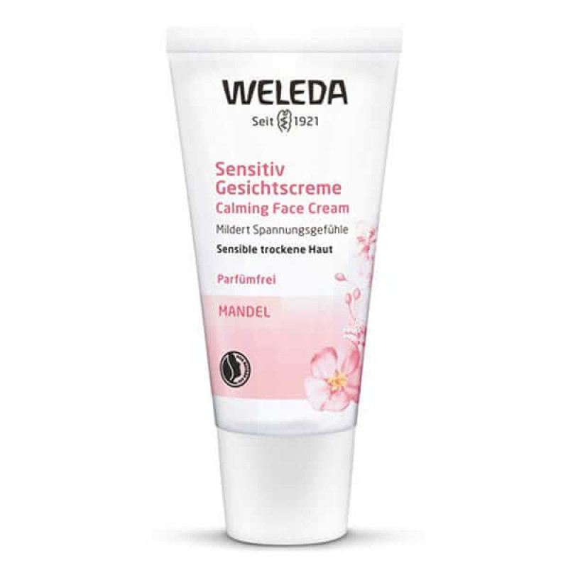 Weleda Krēms sejai nomierinošs, mandeļu 30 ml