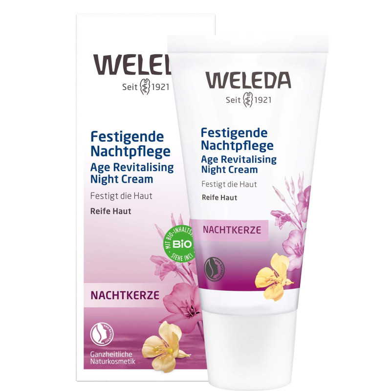 Weleda Krēms sejai, nakts, atdzīvinošs, naktssvece 30 ml