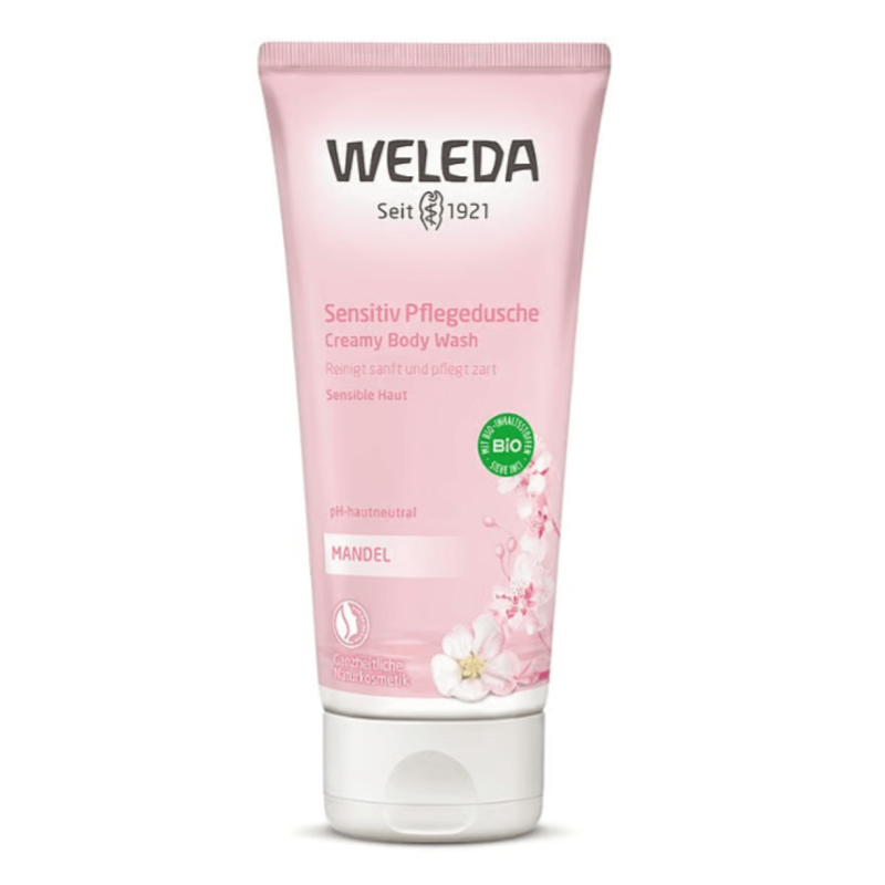 Weleda Dušas ziepes krēmveida, jutīgai ādai, mandeļu 200 ml