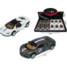 HIPO automašīna – modelis 48247 – sporta versija ar gaismām un skaņu – 12 cm