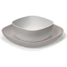 Chicco 178896 PLATE SET 2PCS GREY 12+