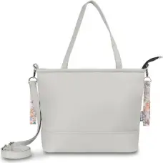 Sensillo LEATHERETTE BAG GREY FALL FOREST