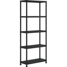 Keter Diy 5 līmeņu plaukts Shelf 75 with 5 shelves 75x32x176cm melns