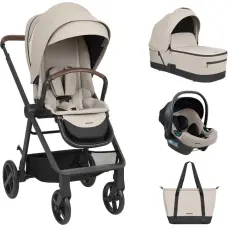 Stroller 3in1 with carrycot Mia Beige 2026