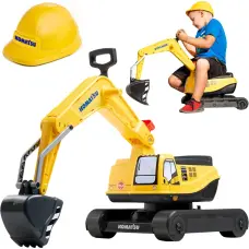 Falk ekskavators Komatsu rotējošs, lāpsta + ķivere