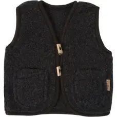 Wool baby vest Nevada 74/80 anthracite