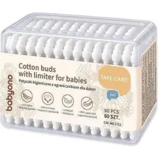 Babyono 1711 Baby Cotton Swabs with Safety Stop