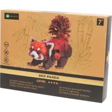 Makebug 3D papīra puzle Sarkanā panda, MD-D-0060