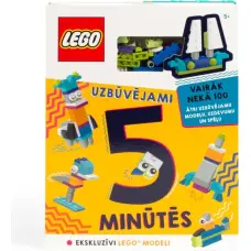 LEGO ICONIC Aktivitāšu grāmata "5 minūšu konstruktors" - Latviešu