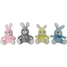 Sun-Day Plush toy - 2435 - BUNNY WITH A BOW - size 14 cm