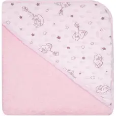 Duet Baby Bathing cover - 650 - TERRY - MINKY - size 80x80 - PINK
