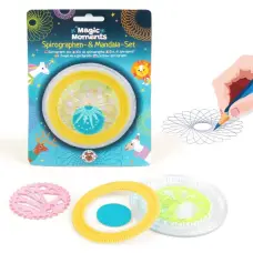 Trendhaus Magic Moments - Spirāļu zīmēšanas komplekts - Mandalas (6 gab.)