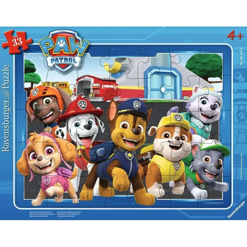 Ravensburger Plakanā puzle Paw Patrol 33gb. 4+ R 05145