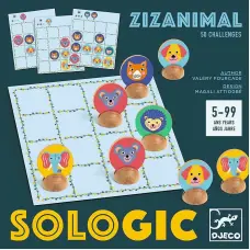 DJECO Galda spēle - Loģikas spēle - Dzīvnieku drūzmēšanās DJ08592