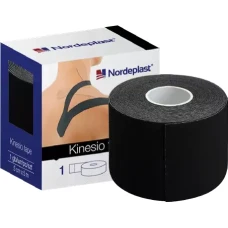 Nordeplast Kinezioloģiskais teips 5cmx5m, melns, N1