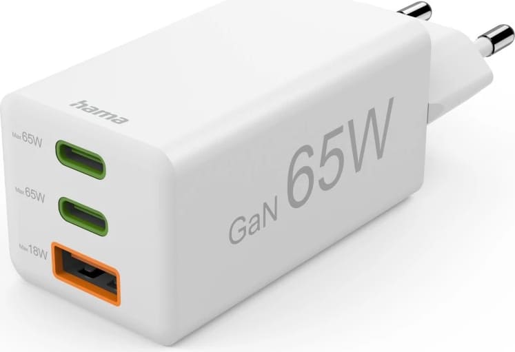 Hama 00201996 Fast Charger GaN, 2x