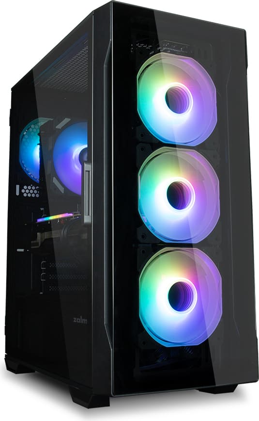 Zalman I3 NEO TG Black, RGB
