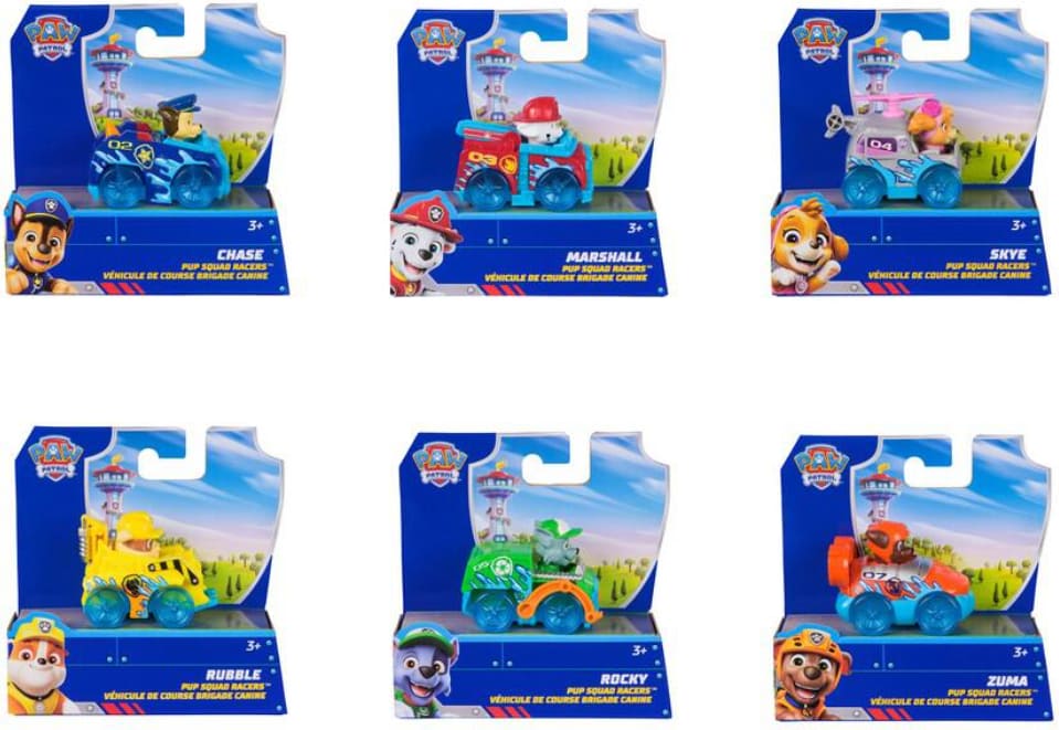 Paw Patrol transportlīdzeklis Pup Squad Racers