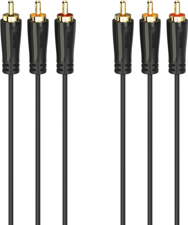 Hama 00205151 Audio/Video Cable, 3 RCA