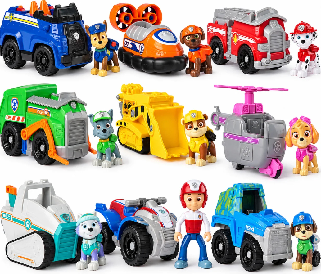 Paw Patrol transportlīdzeklis ar figūriņu, ASSORT