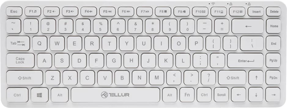 Tellur Mini Wireless Keyboard White