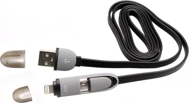 Sbox USB->Micro USB+IPH.5 M/M 1M