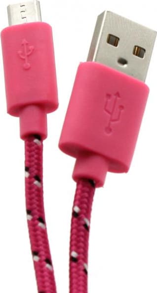 Sbox USB->Micro USB 1M USB-1031P pink