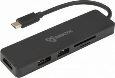 Sbox TCA-51 USB Type-C->HDMI/USB-3.0/SD+TF